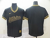Athletics Blank Black Gold Nike Cooperstown Collection Legend V Neck Jersey (1),baseball caps,new era cap wholesale,wholesale hats